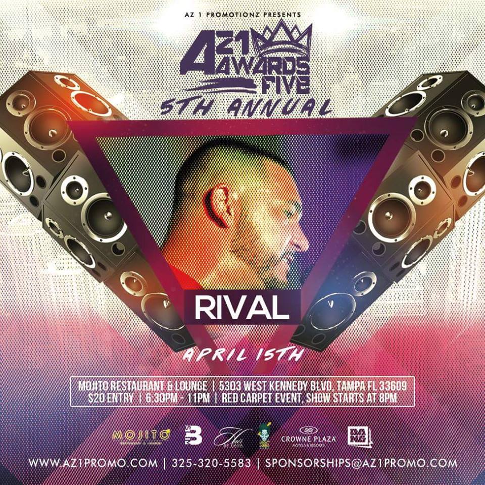 Az1Awards's tweet photo. On 4/15 @rival_727 will be performing live at the 5th Annual @Az1Awards #hiphop #az1awards5 #rt https://t.co/xtja4BWUjH