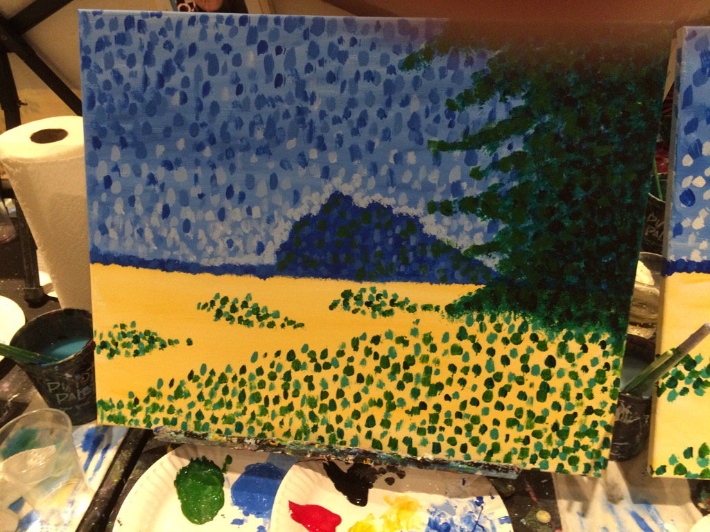 Helga_us's tweet photo. Not quite Monet but having a great time! https://t.co/dnV1rRvP3A
