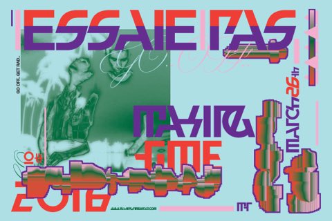 RiskyDisko's tweet photo. TONITE // ESSAIE PAS // MONIKA // MAKING TIME https://t.co/jQU7eQSouy