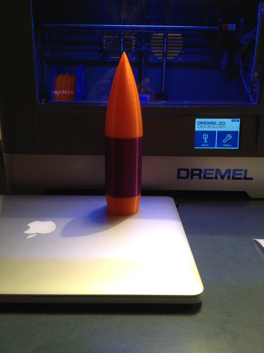 PrintProjectile's tweet image. 2" PVC pipe #aircannon #projectile made on the Dremel Idea Builder #3dPrinter @ PrintedProjectiles.com  #3dPrint