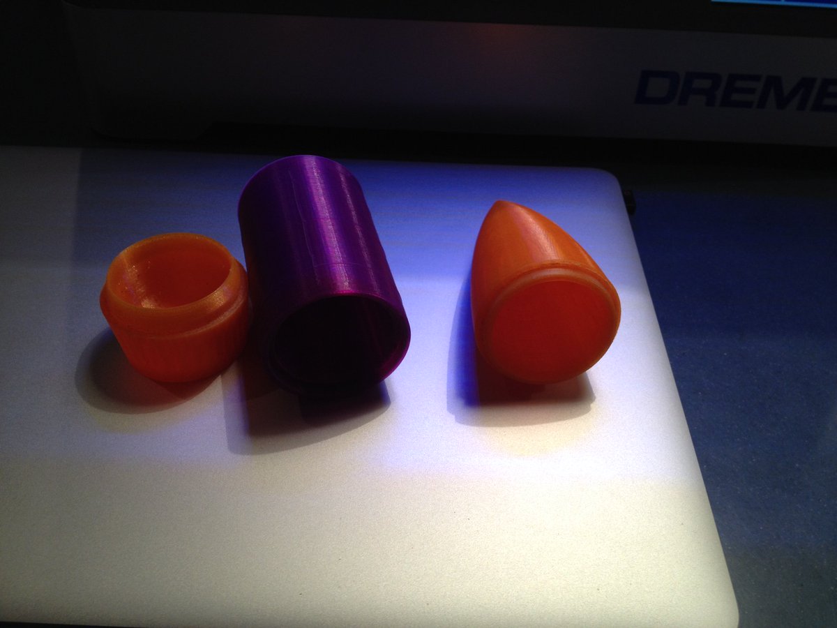 PrintProjectile's tweet image. 2" PVC pipe #aircannon #projectile made on the Dremel Idea Builder #3dPrinter @ PrintedProjectiles.com  #3dPrint