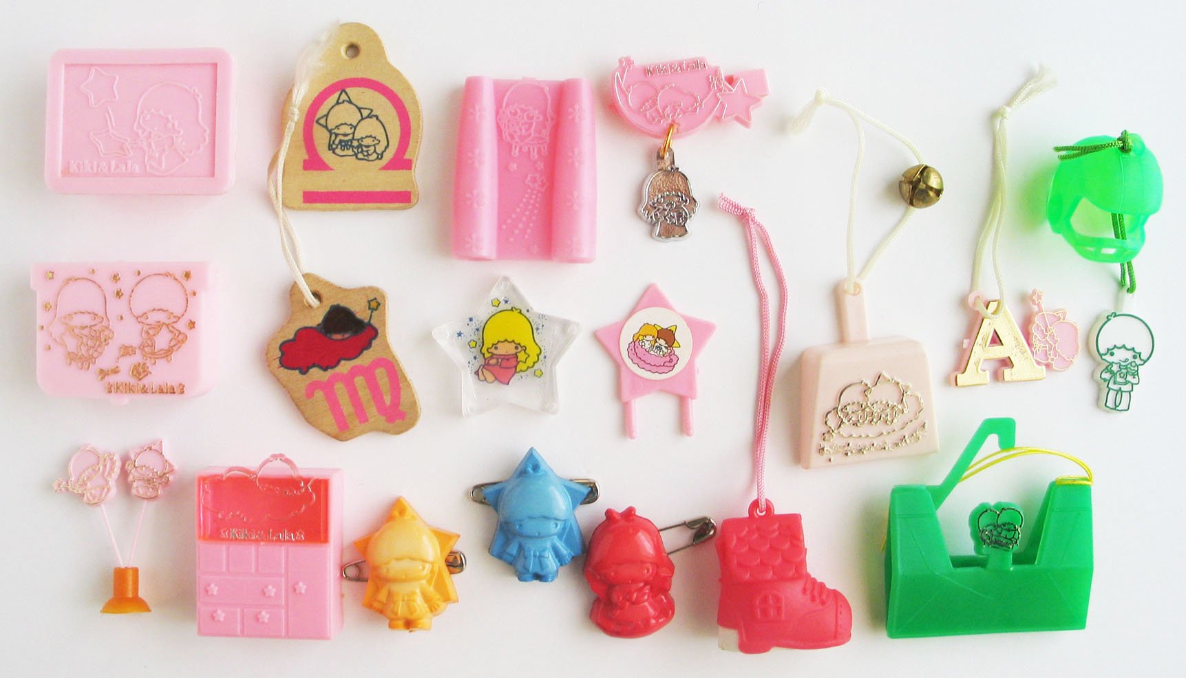 レトロ サンリオ おまけ キキ&ララ〈おまもり〉ピンク 宇山あゆみ アノコロ展2⭐️ 9/29本日最終日⭐️パールブック