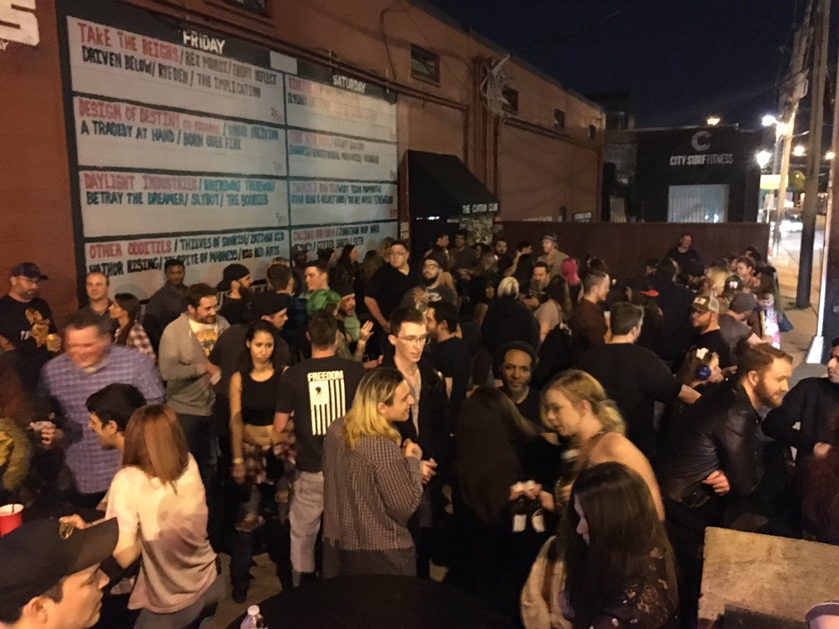 The patio is packed! Still time to make it out for our show. We #psychrock your minds at 11pm!

#Dallas #deepellum