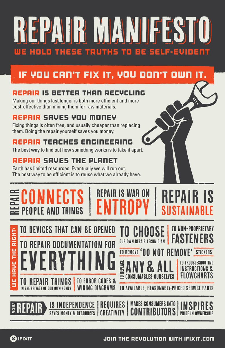 Buy_It_Once's tweet image. The knowledge to repair   #repair #bifl #buyitonce
