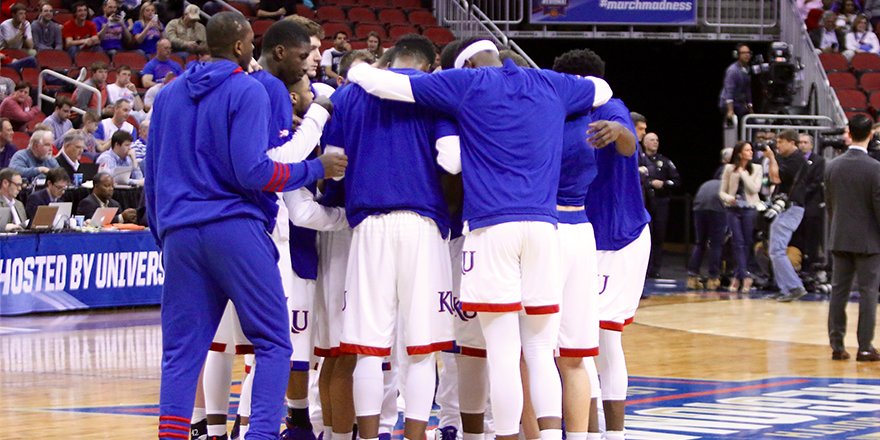 KUHoops's tweet photo. This is more than just a team. It's family. #kubball https://t.co/yAKoYMHbQY