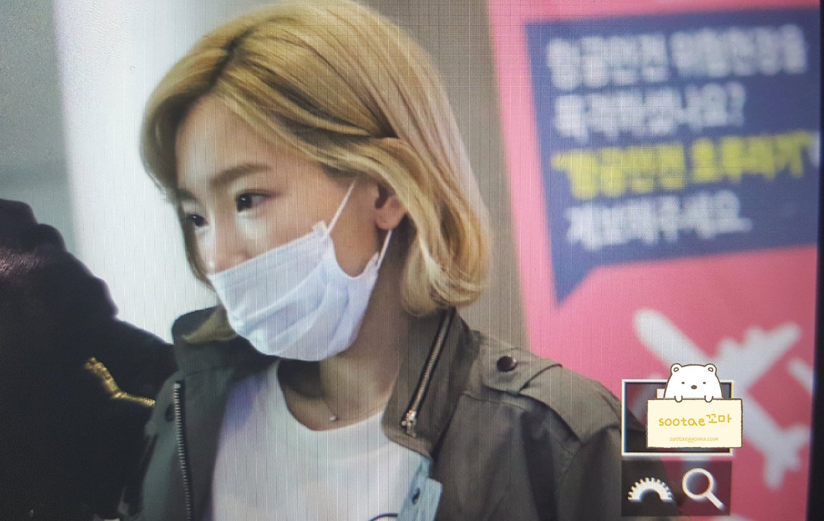 [PIC][27-03-2016]TaeYeon trở về Hàn Quốc vào trưa nay CehuRJrWsAEXgym