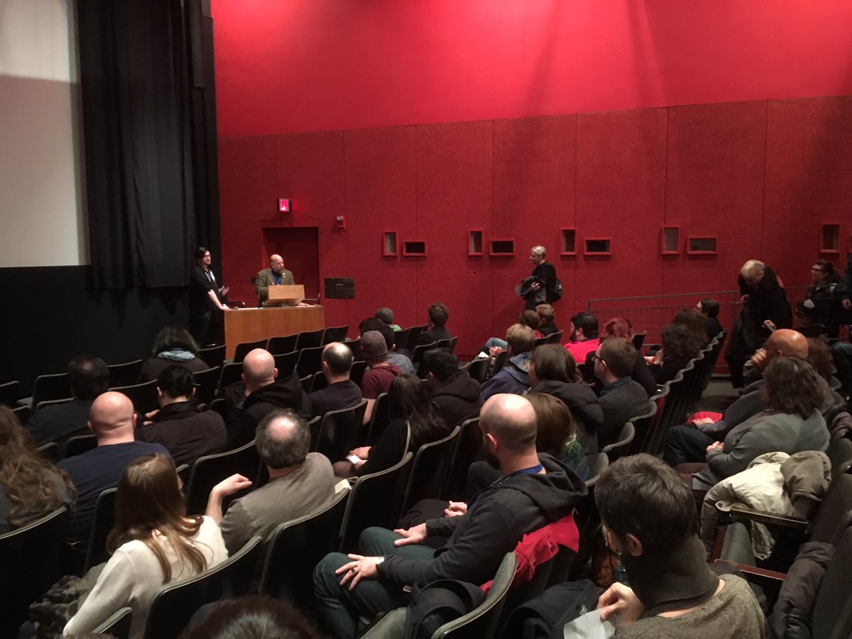 HorrorHappensRS's tweet photo. Great #BUFF18 @BOSunderground screenings #SympathyForTheDevil #chasingbanksy #shortfilms #horror #documentary https://t.co/q3ZeHlWMDK