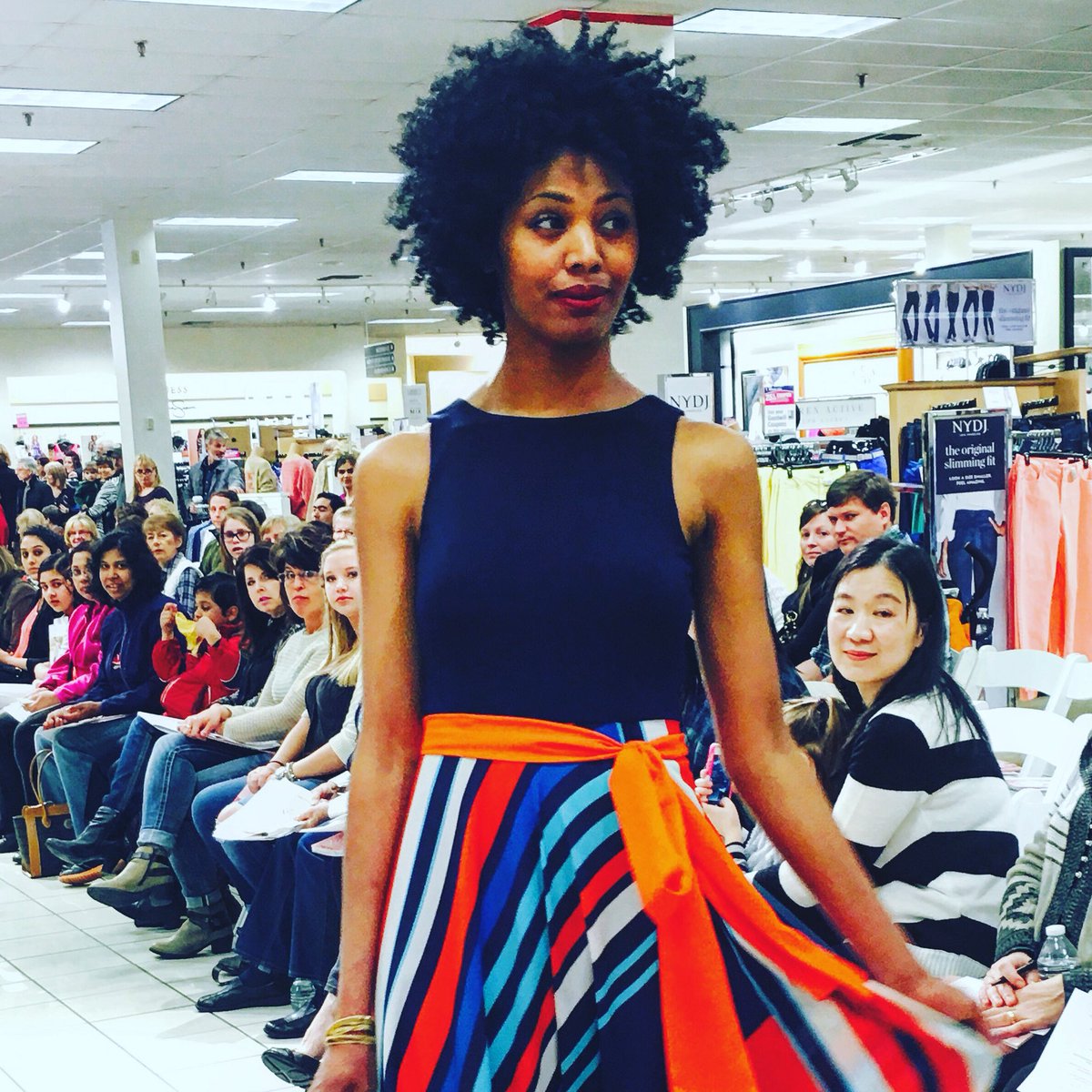 michelleredd's tweet image. Bold prints at @BostonStore New and Now Fashion show today. #lovestyle