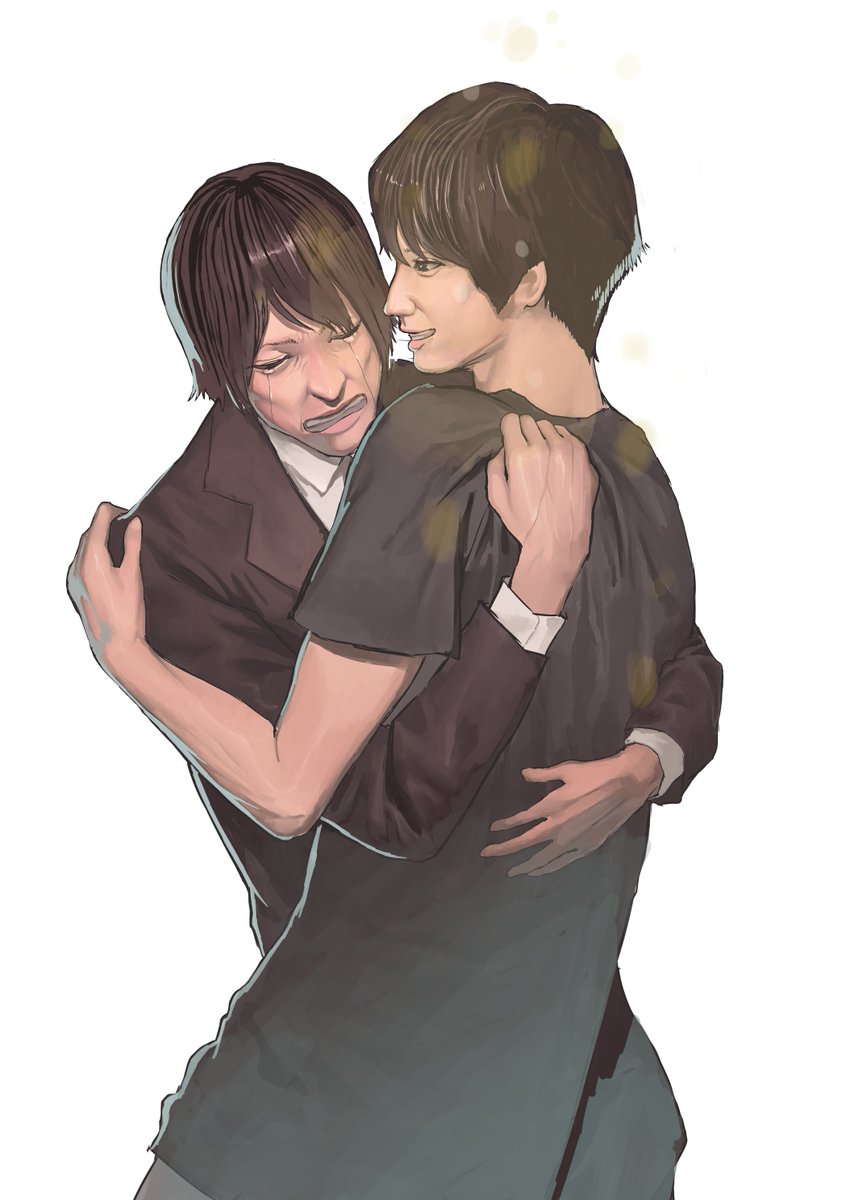 kiyokawatakuya's tweet photo. タイトル：純愛。
#加藤純一と高田健志イラストコンテスト https://t.co/dYWSs6tsZ8