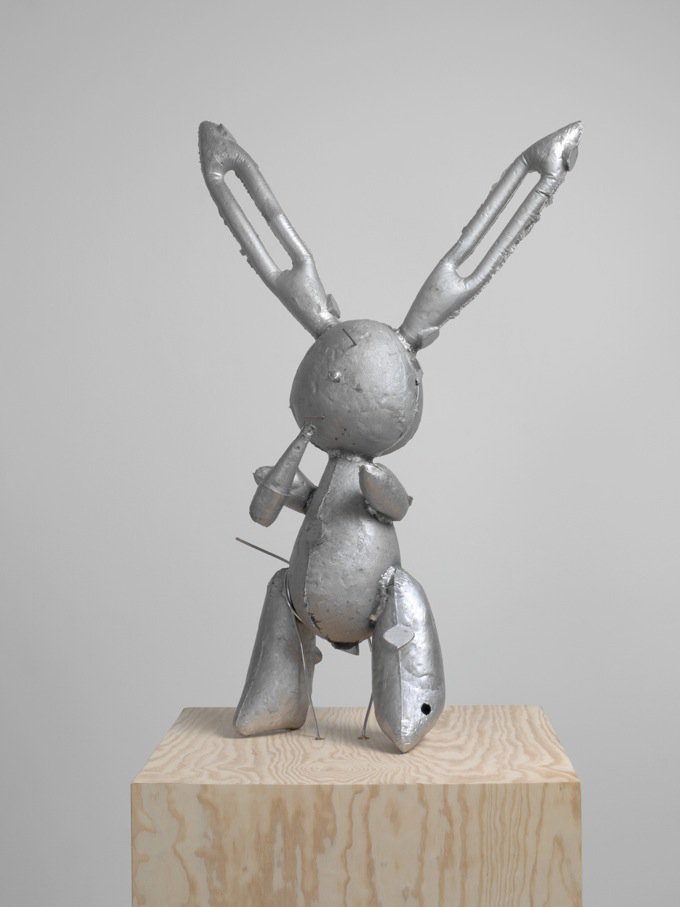 Happy #Easter from all of us at Hauser &amp; Wirth! Image: Jason Rhoades, Right-handed Koons Bunny, 2005 #jasonrhoades