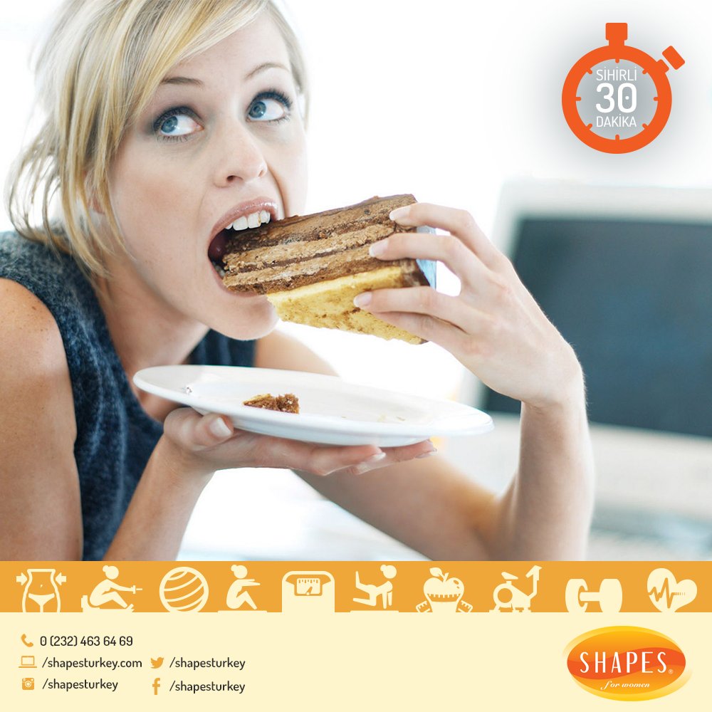 Hafta sonu yemeği fazla kaçırdım diye üzülme! Telafi etmek için 30 dakika yeter. ;)