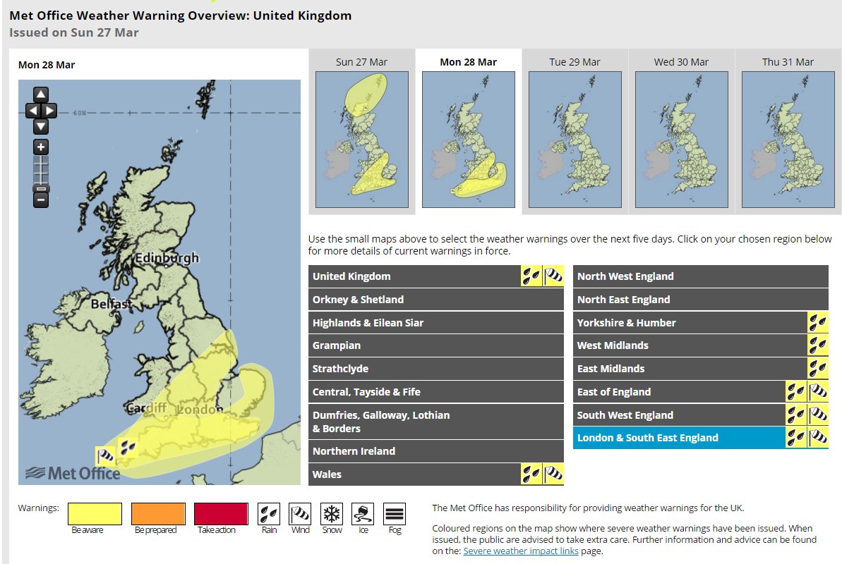 Met Office tweet media