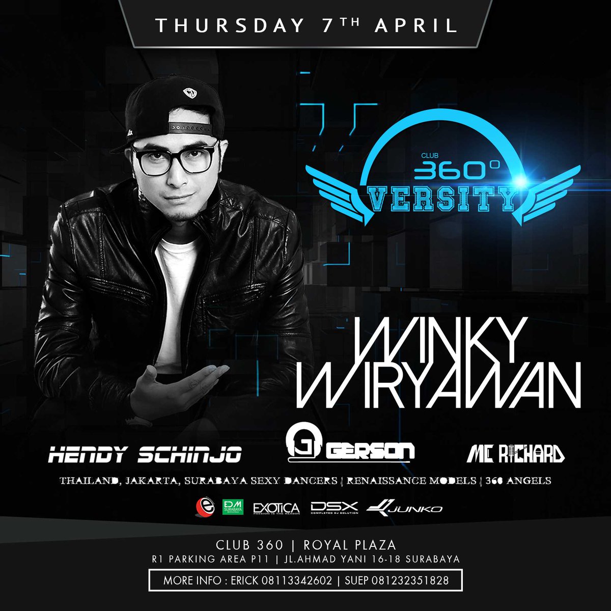 <a href="/winkywiryawan/">Winky Wiryawan</a> is back for 360VERSITY #Thursday,April7th <a href="/360_Club/">Club 360°</a> cc <a href="/SeputarEvent/">IG : SeputarEvent</a> <a href="/EDMsurabaya/">EDM SURABAYA</a> <a href="/eventsurabaya/">Event Surabaya</a>