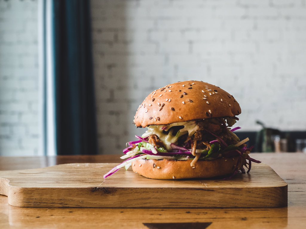 Happy Easter everyone! Our 8 hour coal pit roasted pork brioche will only be $10 on Mondays and Tuesdays.