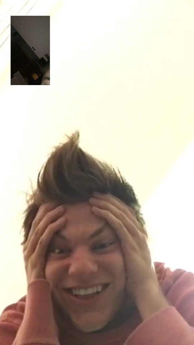 LoganHeflin's tweet photo. A three hour FaceTime call with @dvdossman was much needed! Miss him so much!!! https://t.co/FcEaZyNZ55