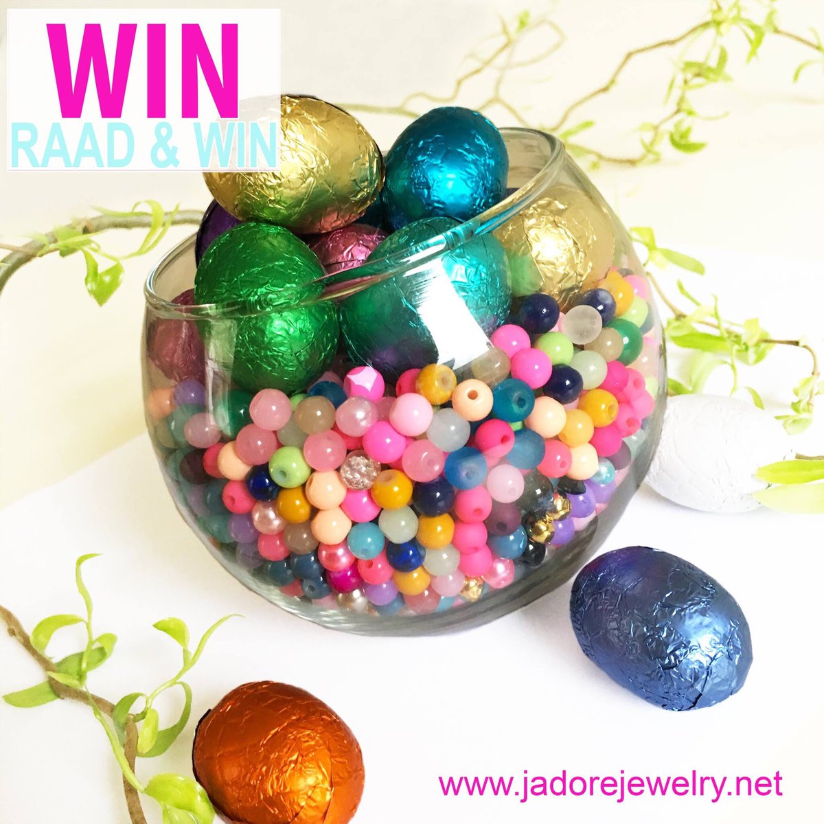 Raad mee naar het aantal kraaltjes via onze Facebookpagina en win! Fijne dagen dames! jadorejewelry.net