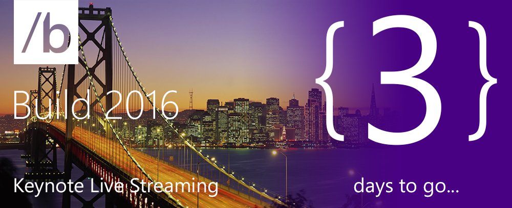 msdev_ch's tweet photo. //Build 2016 keynote live stream on March 30 at 5:30pm. Microsoft HoloLens! https://t.co/m8PJdJEcDi https://t.co/ov4uiVfnES