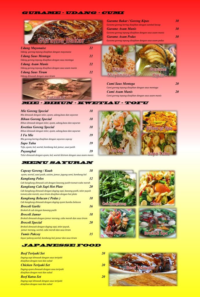 ReiKitchen's tweet photo. The Menu https://t.co/EMdIkaTIs5