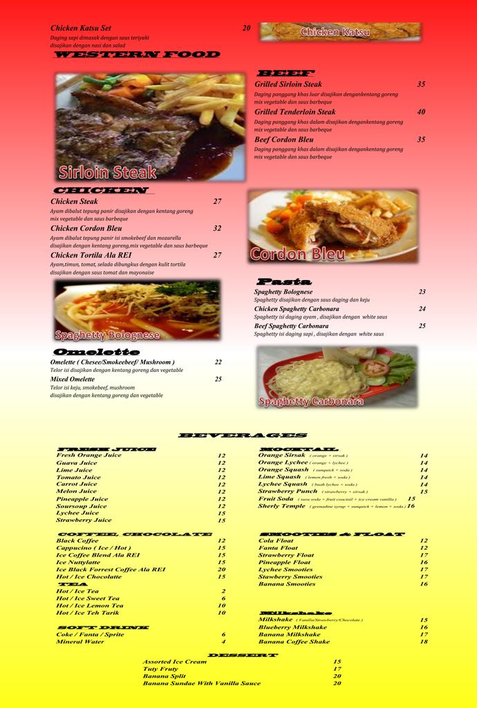 ReiKitchen's tweet photo. The Menu https://t.co/EMdIkaTIs5