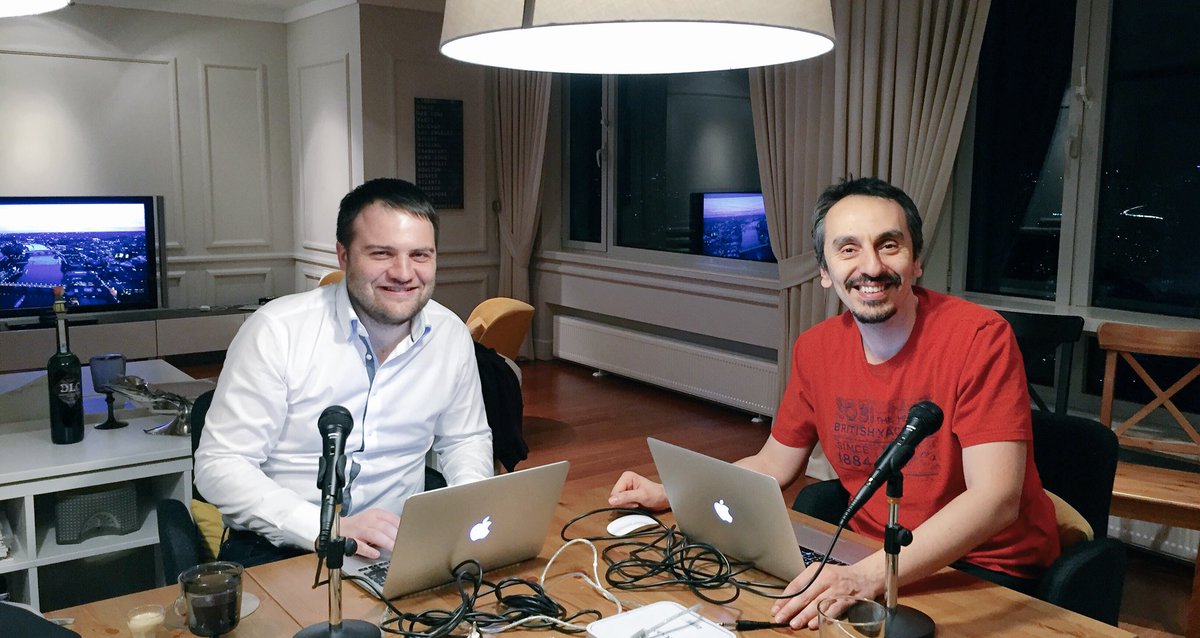 MaxCa_st's tweet photo. Recording #MaxCast E11 in Istanbul: finally an episode with @MxGur and @yalimgerger from the same location https://t.co/heP07CM0yM