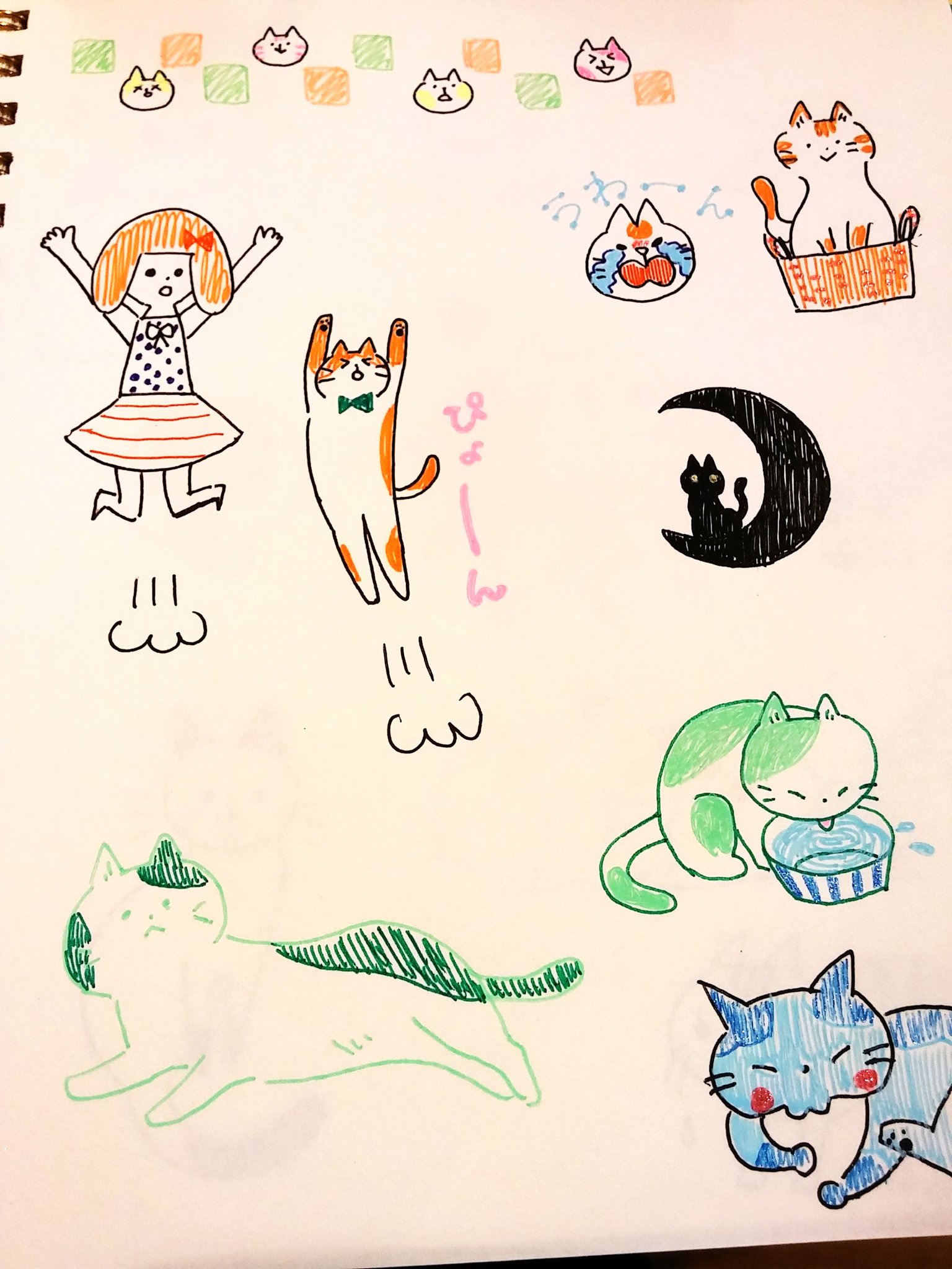 تويتر トゥールズ大阪梅田店 على تويتر 猫のイラストボールペン 本日の実演中に誕生した猫たちです かわいい猫たちがいっぱい ﾟwﾟ にゃー 明日もボールペンや色鉛筆を使ったイラストの実演をする予定です O T Co Oyew3w0uv7