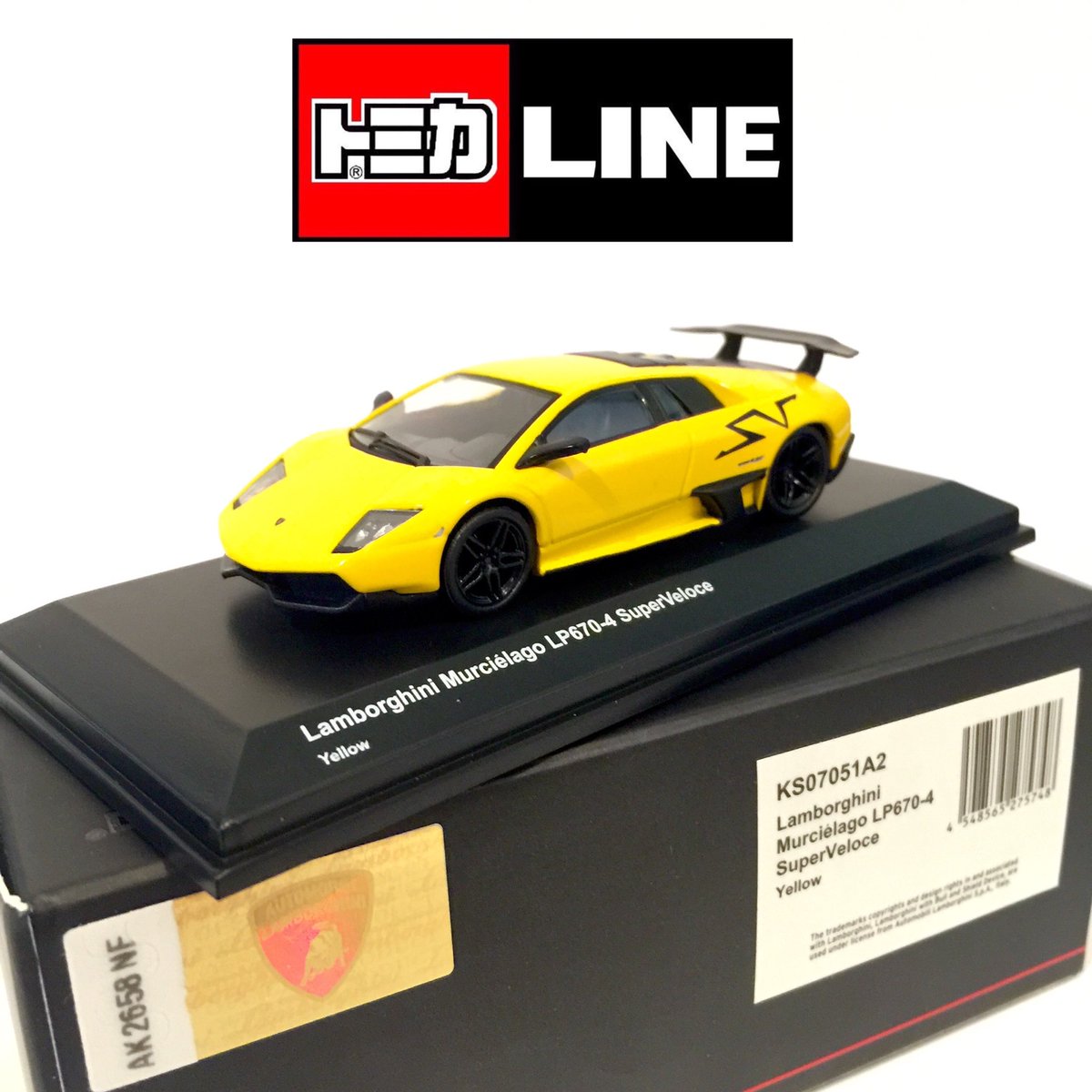 TomicaLine's tweet photo. #NewCollection @tomicaline

@Kyosho_Diecast Kyosho 1/64
Lamborghini Murcielago LP670-4 SuperVeloce

WA 082118666268 https://t.co/EIjktaeiF8