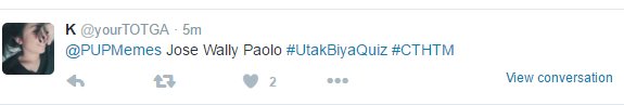 PUPMemes's tweet image. i will take full responsibility of this mistake #CTHTM po ang nauna #UtakBiyaQuiz