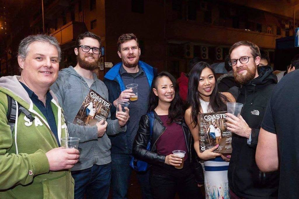 CoasterMag's tweet photo. What a crowd! Thank you everyone for coming to the launch party of #CoasterMag 🍻🍻🍻✨ #GrabA… https://t.co/oSQTJSrUaU https://t.co/r4CWG0GwV2