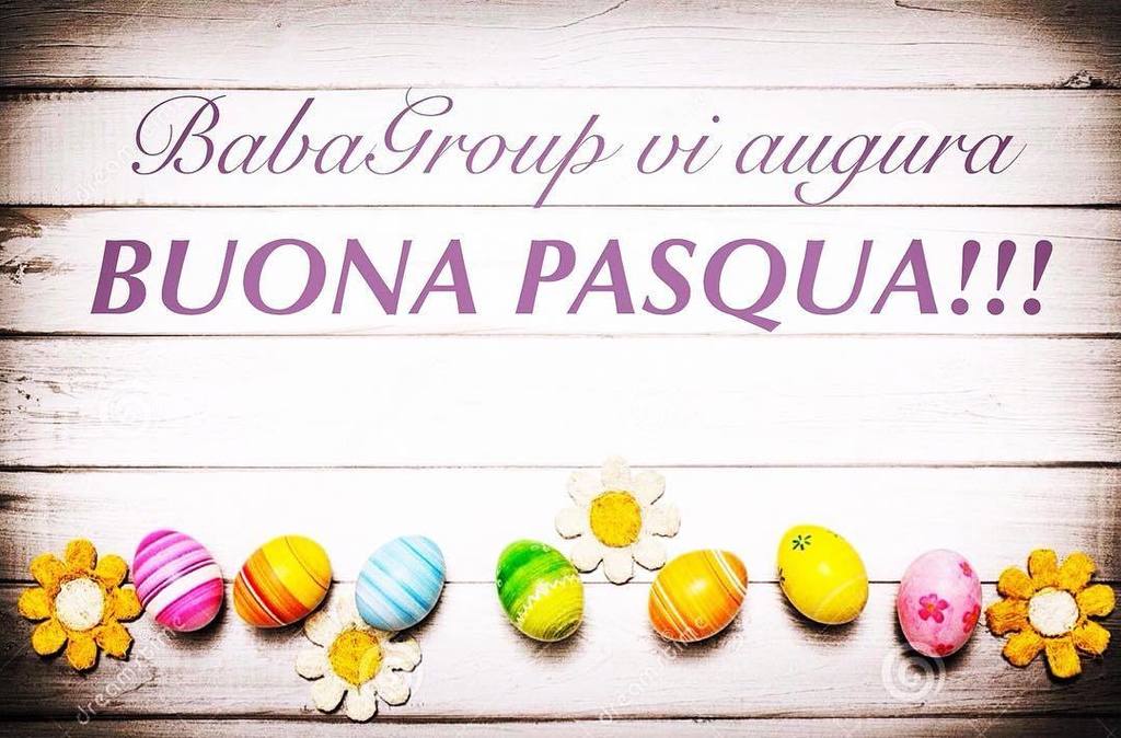 babagroupit's tweet photo. @babagroupit vi augura BUONA PASQUA!!! #happyeaster !!! 🐣 https://t.co/pHfv4uyPvn https://t.co/xOMIWK0sgY