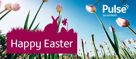 PulseSocialWork's tweet photo. Happy Easter from Pulse Social Work https://t.co/2X2YLVxj7U