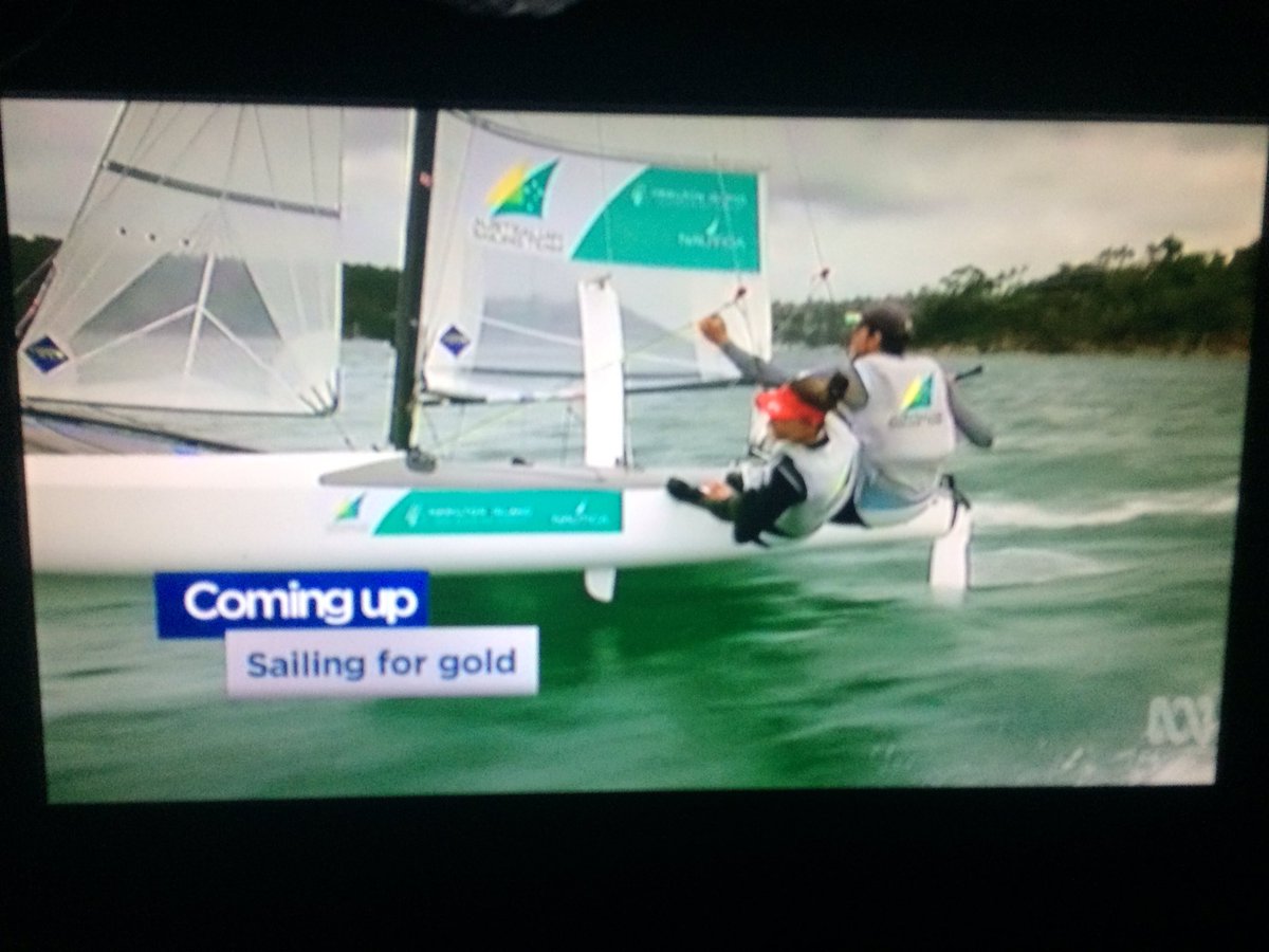 Coming up on <a href="/abcnews/">ABC News</a> cousins <a href="/WaterhouseJas/">Jason</a> &amp; <a href="/Lisa_Darmanin/">Lisa Darmanin</a> #sailing for gold #roadtorio #comewithus #womeninsport
