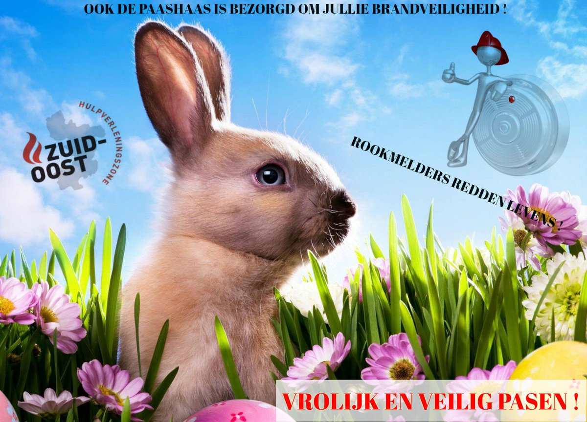 Ook met Pasen denken wij aan jullie brandveiligheid !