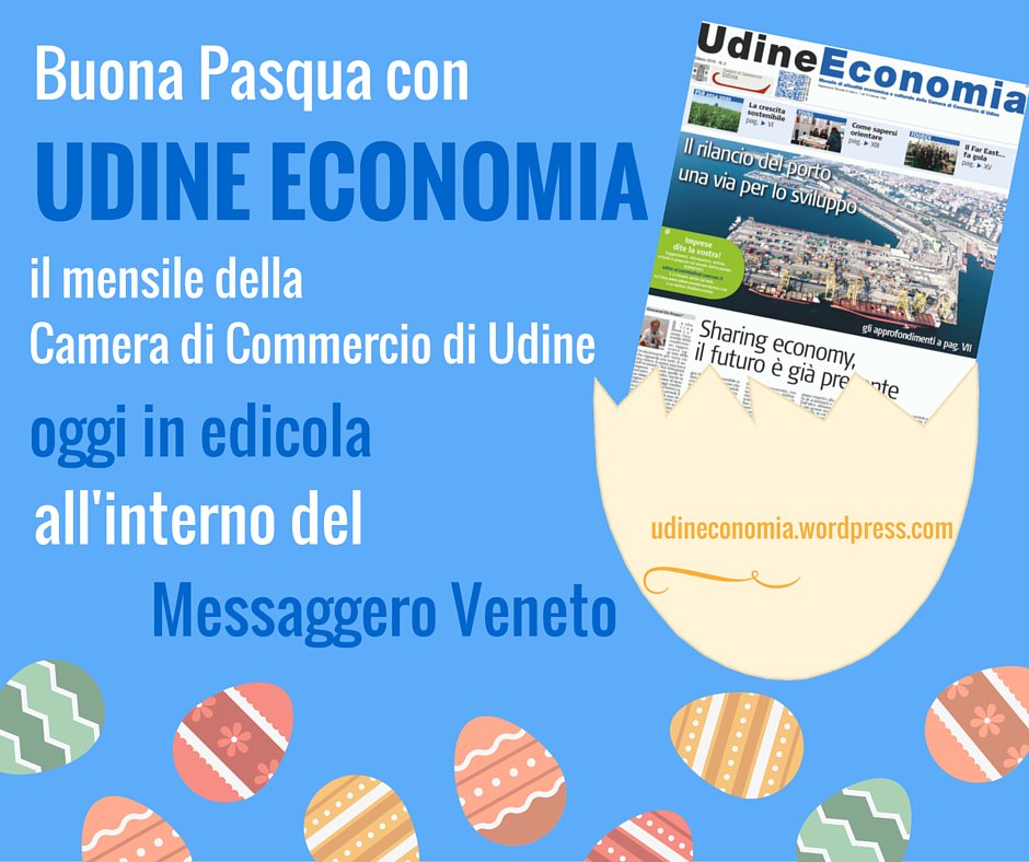 Buona Pasqua con Udine Economia! <a href="/AlbertoRochira/">Alberto Rochira</a> <a href="/GiuliaZanello/">giulia zanello</a> <a href="/Fra_Gatti/">Francesca Gatti</a> <a href="/AntonellaLanfri/">AntonellaLanfrit</a> <a href="/LucianoPatat/">luciano</a>