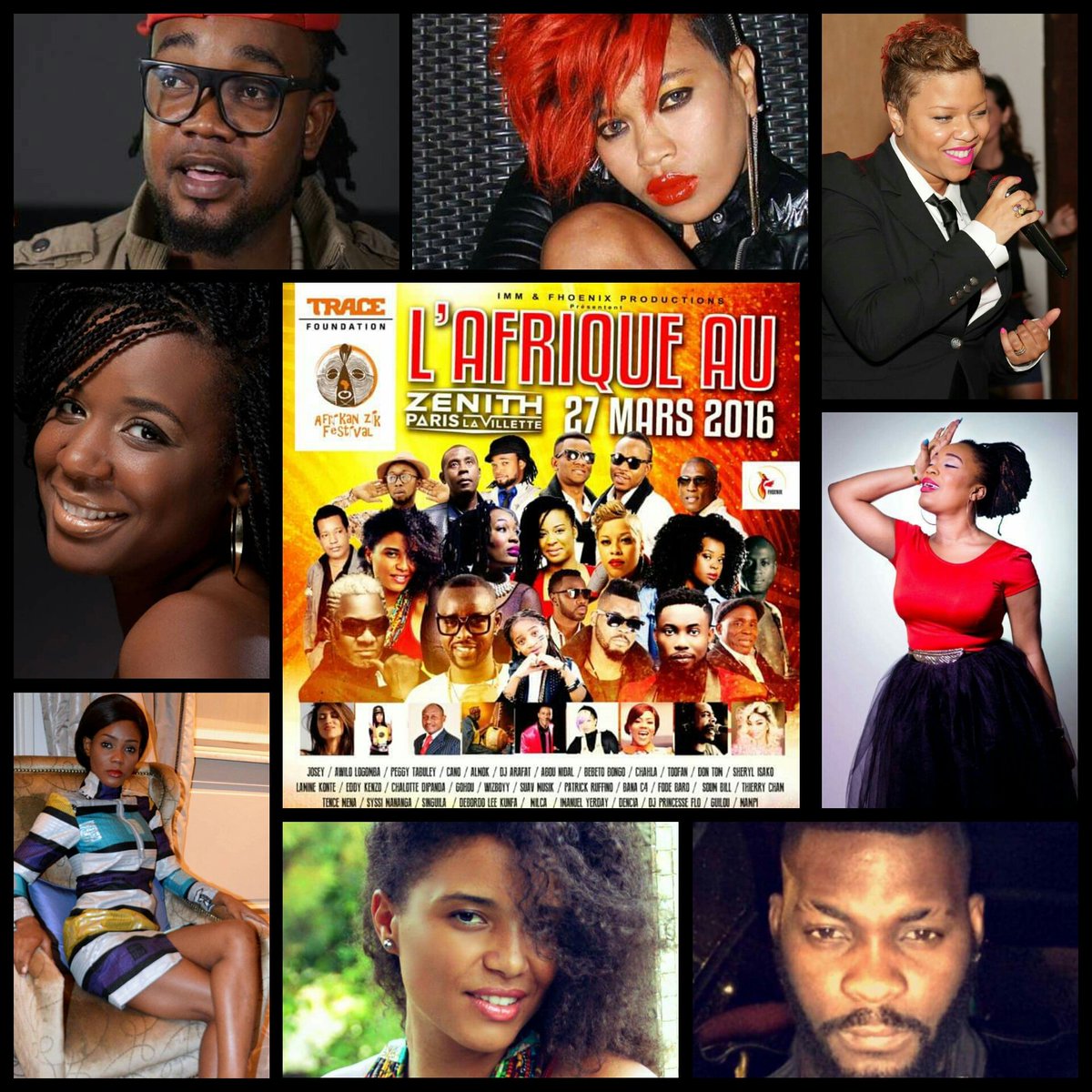nougaytv's tweet photo. #JourJ #dday #AfrikanZikFestival #Zenith #Paris #Dim27Mars #AfriqueAuZenith #StopLaBarbarie #StopBokoHaram https://t.co/sLYNqXIBDI