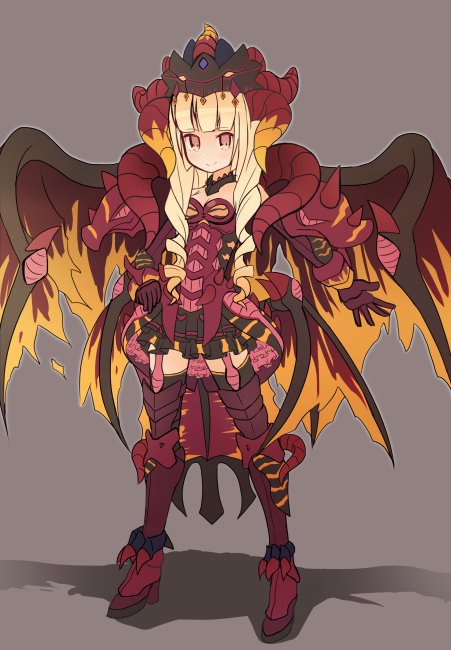 Twitter पर ガロウド宣伝用 遊戯王娘化 レッド デーモンズ ドラゴン タイラント T Co Apbe7keohw