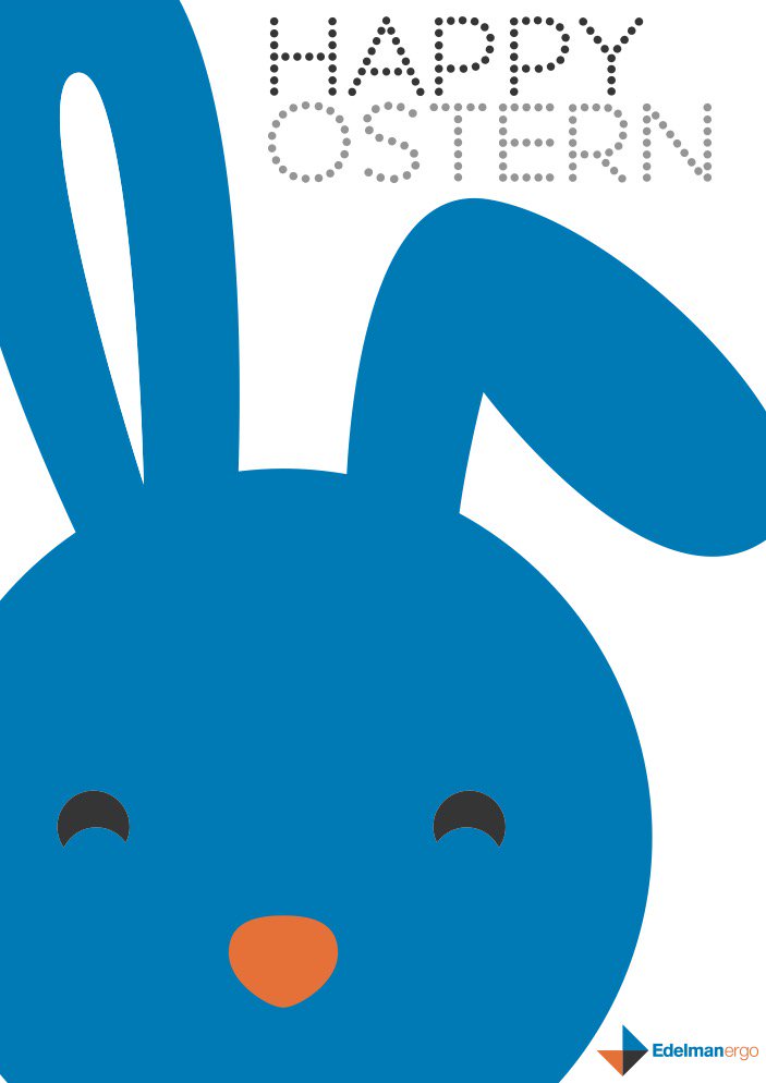 EdelmanGER's tweet image. Frohe Ostern, viele bunte Eier und leckere Schokohasen wünscht Euch #Edelmanergo! #EdelCulture