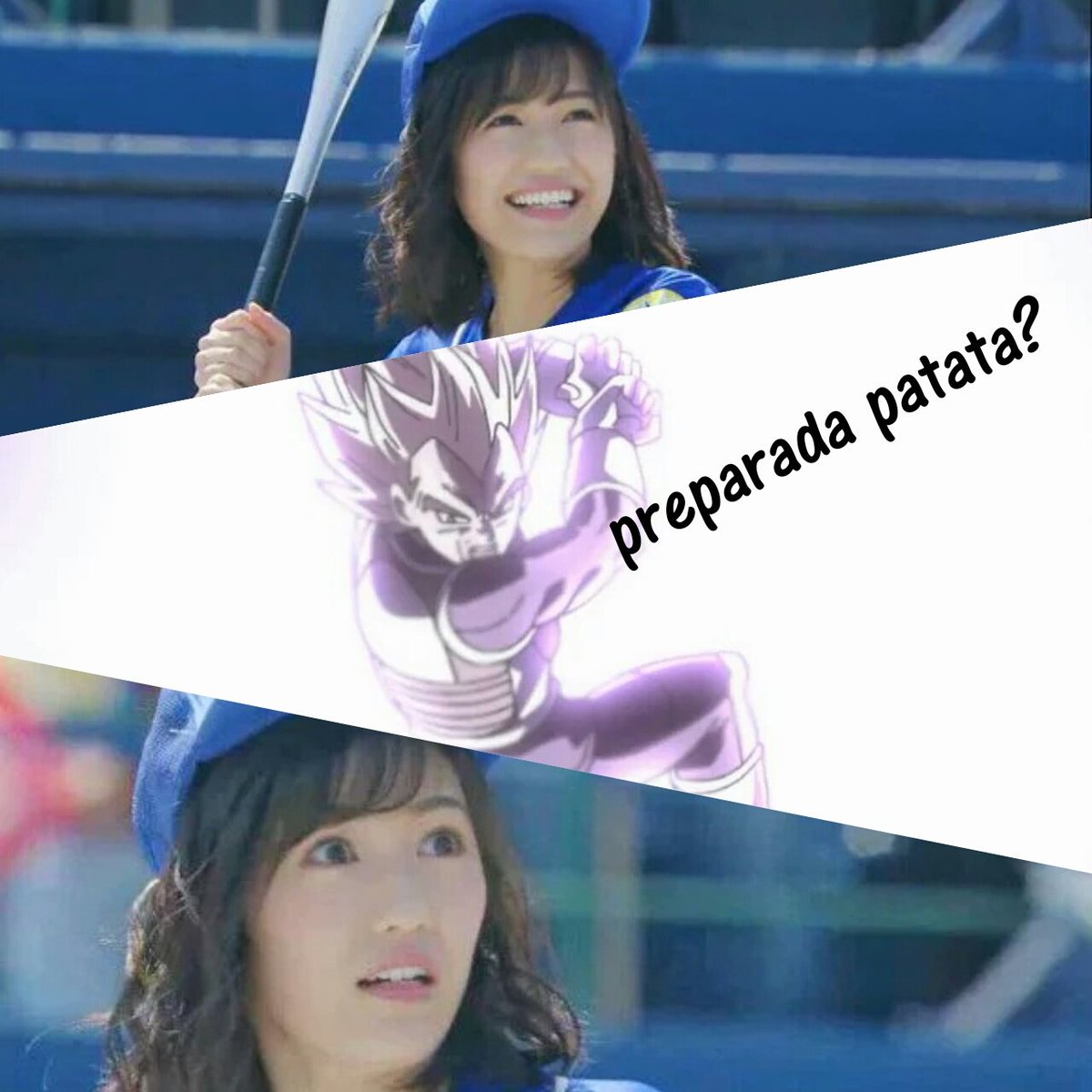 Vegeta se dispone a lanzar la bola!!!!