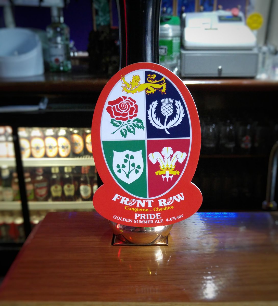 Freebird_Pub's tweet photo. Update from the bar: lovely golden ale from @FrontRowBrew #OTB #realale https://t.co/GpFPJUlHek