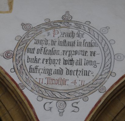 SallyBadham's tweet photo. @PostRefWP Cerne Abbas has many painted texts. https://t.co/ZJiHDhQsKl