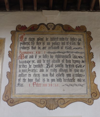 SallyBadham's tweet photo. @PostRefWP Cerne Abbas has many painted texts. https://t.co/ZJiHDhQsKl