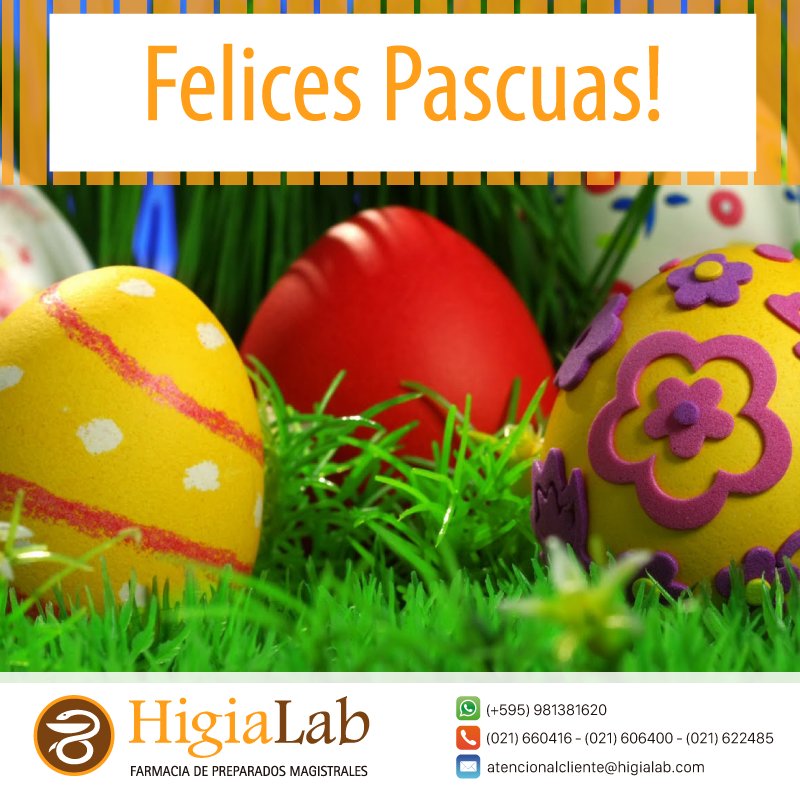 higialab's tweet photo. Que la alegría de la resurrección nos brinde la fuerza, la belleza y la felicidad que necesitamos. #FelicesPascuas https://t.co/glKphWwi0u