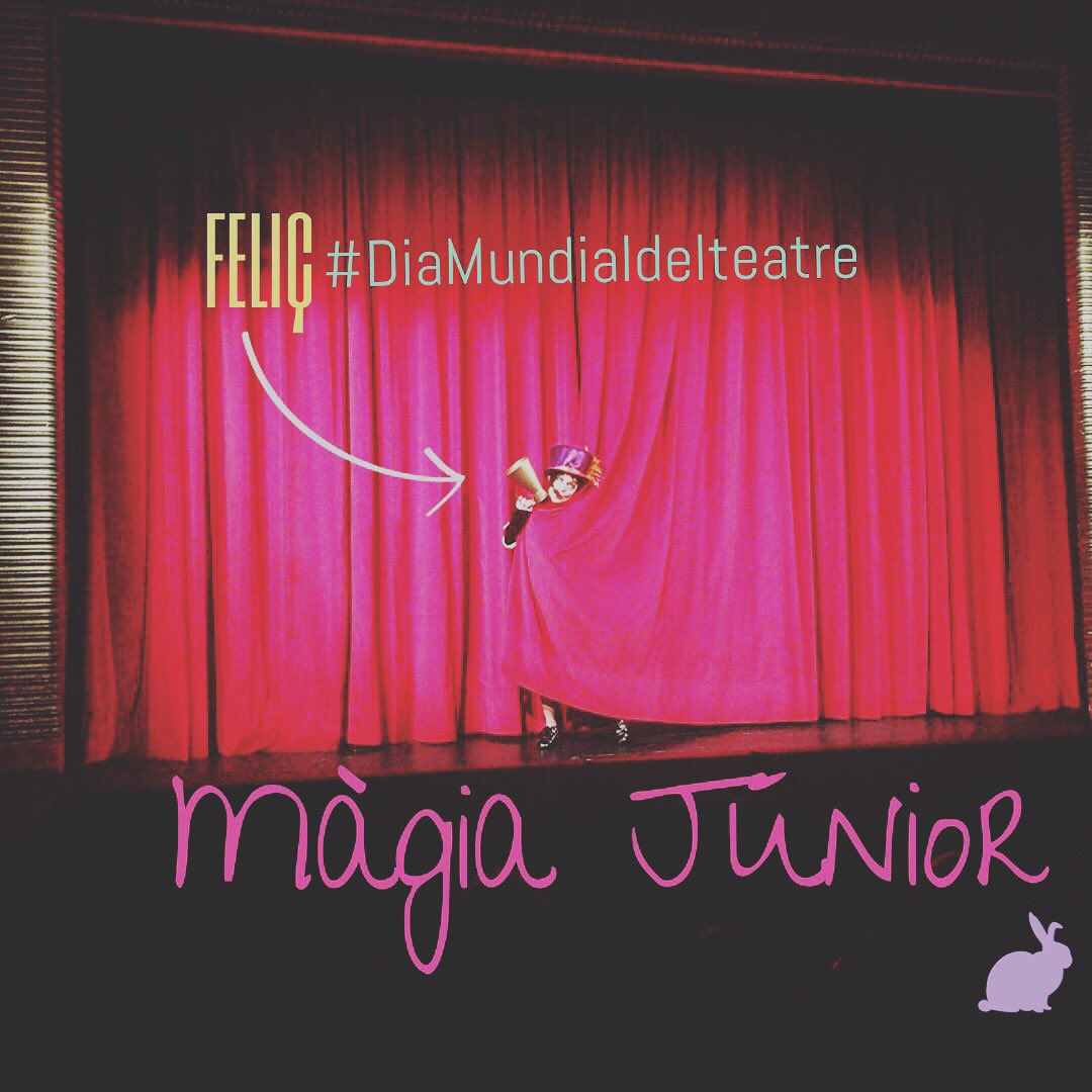 magiajunior's tweet photo. Feliz #DiaMundialDelTeatro !
Feliç #diamundialdelteatre #2016 @magiajunior https://t.co/8kC2Sqsz6I