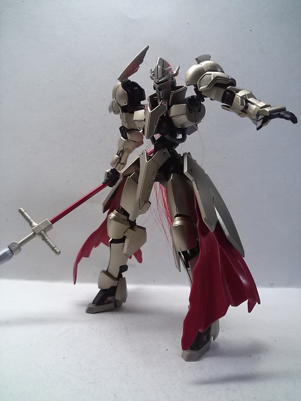 煙の物干し竿+4.5 on Twitter "ガンプラの脳内設定 Gオーンスタイン(仮名) 厄祭戦で大破した