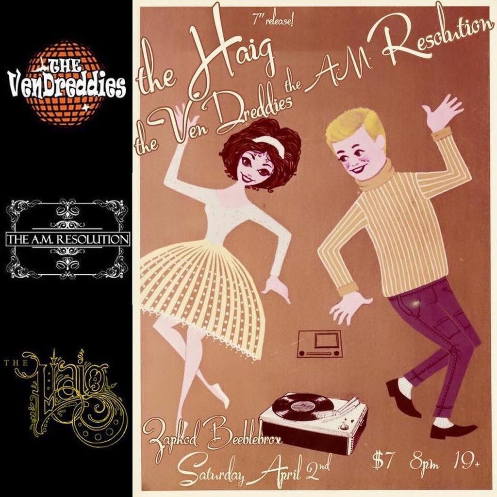 TheVenDreddies's tweet image. #LessThanAWeek 'til we hit @zaphods_ottawa w/ @theAMresolution &amp;amp; @thehaigband! #OttMusic #… ift.tt/1XW75xz