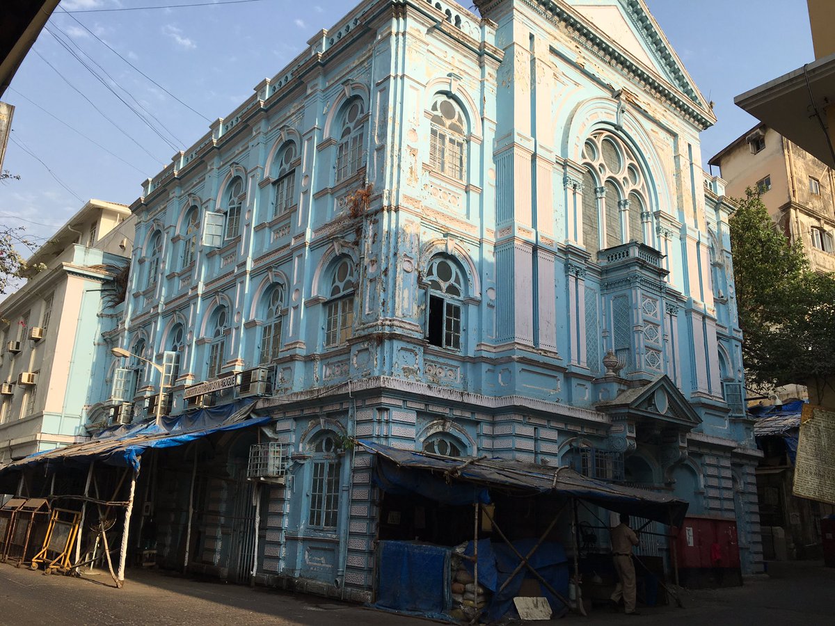 Second oldest synagogue in mumbai #kalaghoda #beautifuloldbuildings