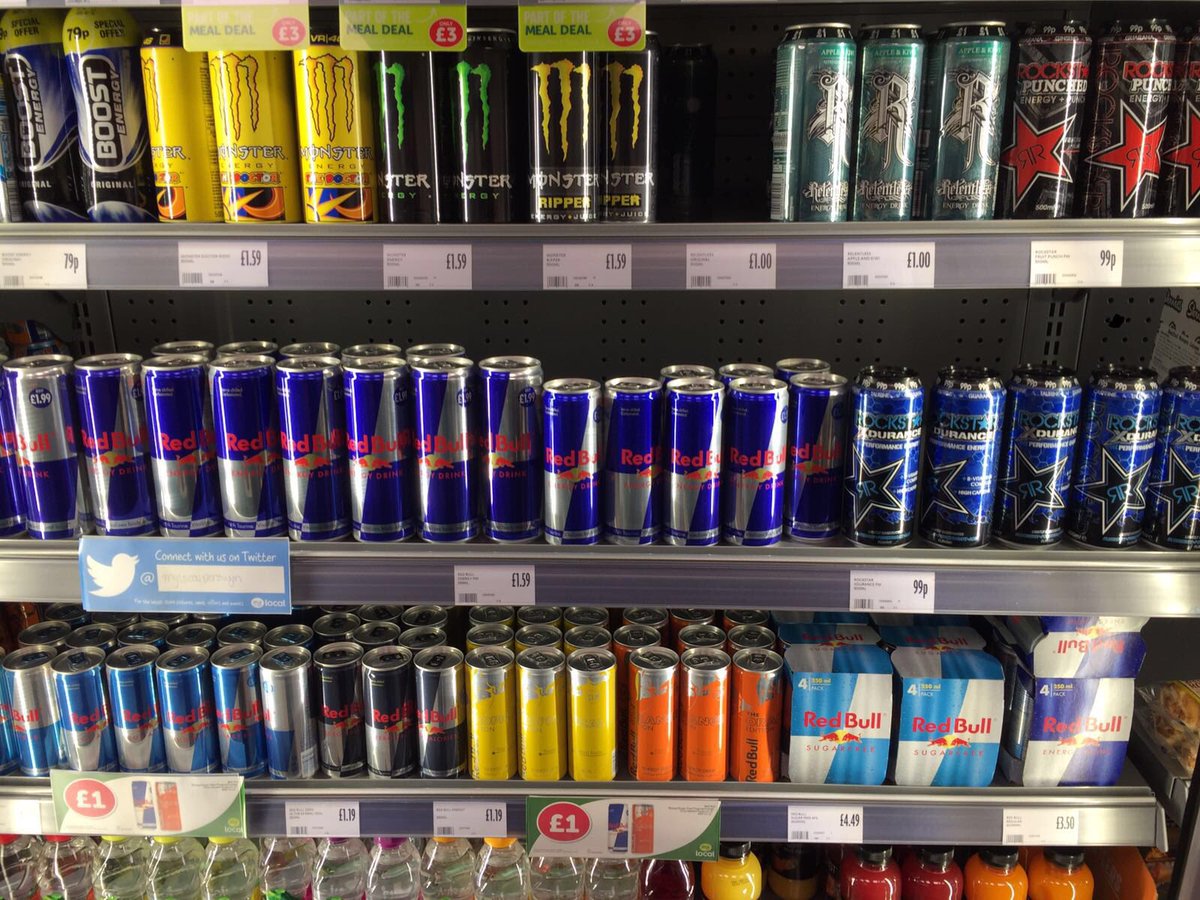 #NEW redbull range in store including tropical and new orange flavours! Try it today for only £1 #NewRedBullOrange