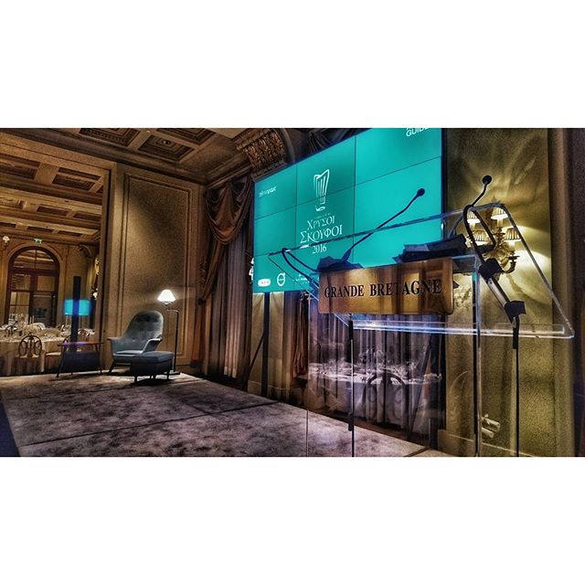 grandebretagne's tweet photo. The Hotel Grande Bretagne successfully hosted the #ToqueD'or2016 awards, a special #gastronomic evening. https://t.co/F71o9HQqdM