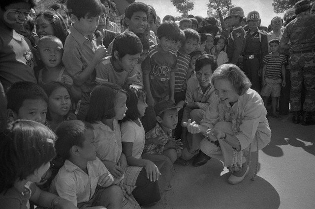 US First Lady Rosalyn Carter visits Udon Ratchathani 1979 #FirstLady #RosalynCarter #Thailand #RetroSiam