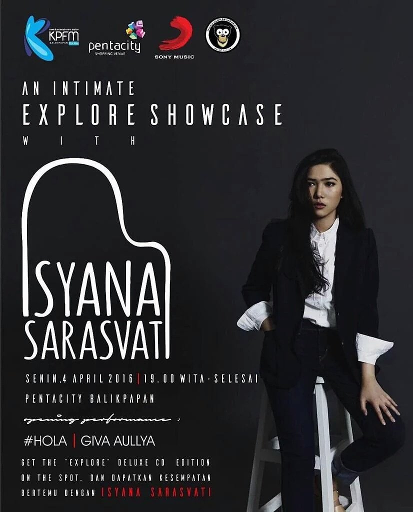 Eh, beli album "Explore" duluxe cd editon on the spot, kamu bisa berkesempatan ketemu langsung <a href="/isyanasarasvati/">Isyana Sarasvati</a> loh.
