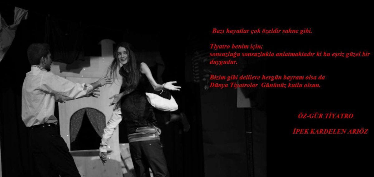 Huhuu mesajımız varr #27MartDünyaTiyatroGünü